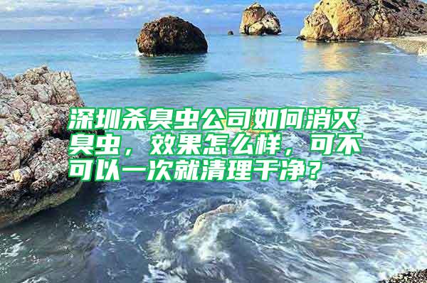 深圳殺臭蟲(chóng)公司如何消滅臭蟲(chóng)，效果怎么樣，可不可以一次就清理干凈？