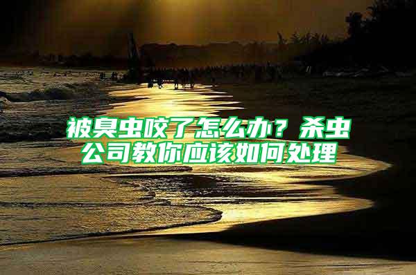 被臭蟲咬了怎么辦？殺蟲公司教你應(yīng)該如何處理