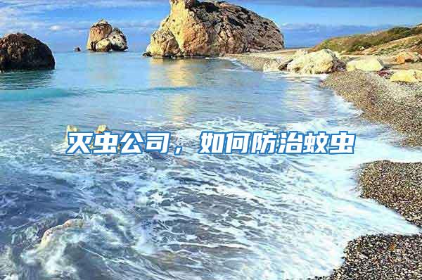 滅蟲公司，如何防治蚊蟲