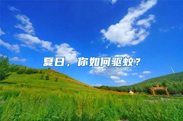 夏日，你如何驅(qū)蚊？