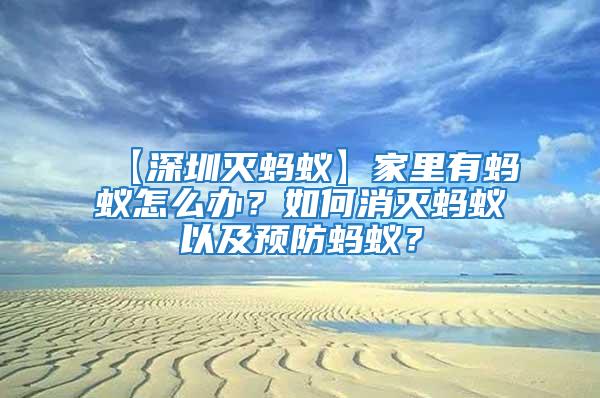 【深圳滅螞蟻】家里有螞蟻怎么辦？如何消滅螞蟻以及預防螞蟻？