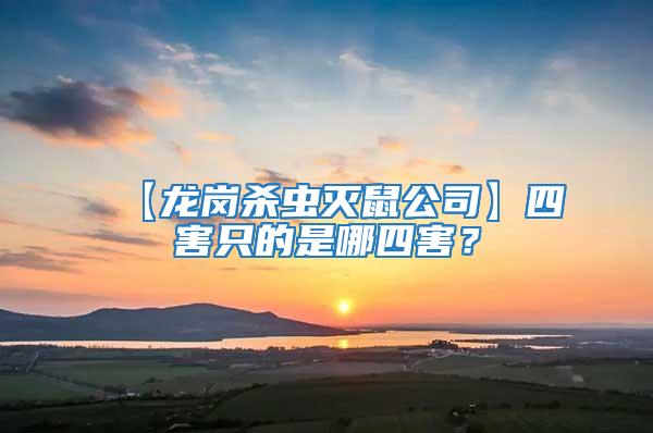 【龍崗殺蟲滅鼠公司】四害只的是哪四害？