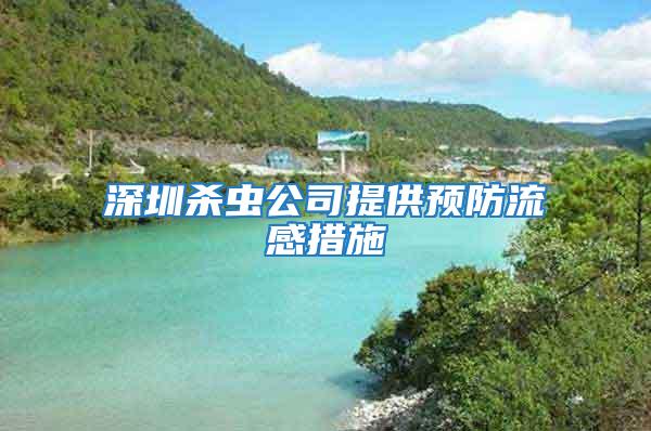 深圳殺蟲公司提供預(yù)防流感措施