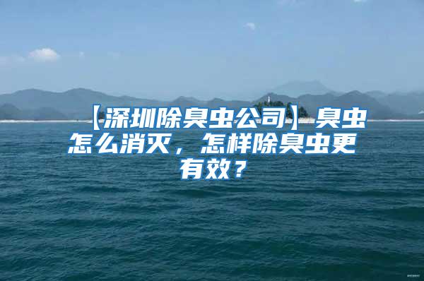 【深圳除臭蟲公司】臭蟲怎么消滅，怎樣除臭蟲更有效？