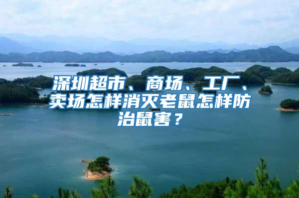 深圳超市、商場、工廠、賣場怎樣消滅老鼠怎樣防治鼠害？