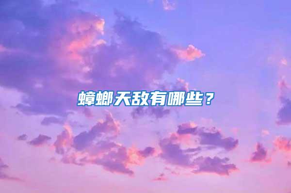 蟑螂天敵有哪些？