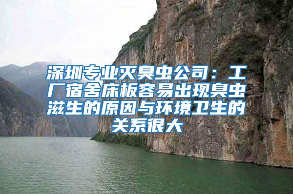 深圳專業(yè)滅臭蟲公司：工廠宿舍床板容易出現(xiàn)臭蟲滋生的原因與環(huán)境衛(wèi)生的關(guān)系很大