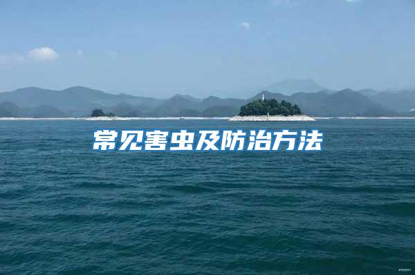 常見害蟲及防治方法