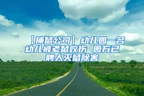 【捕鼠公司】幼兒園一名幼兒被老鼠咬傷 園方已聘人滅鼠除害